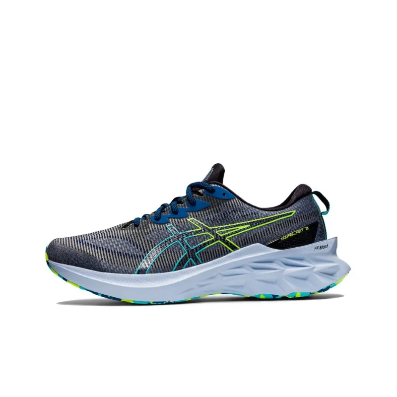 Asics Novablast 2 Le Black Hazard Green-0