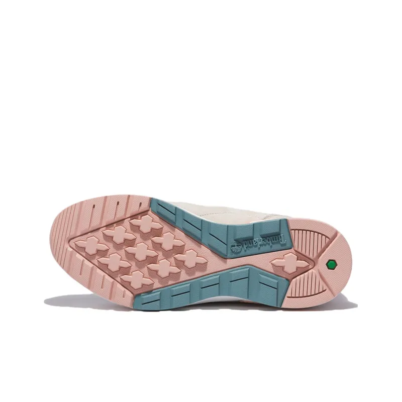 Timberland Field Trekker Casual Shoes Women's Low-Top Gray/Pink-5