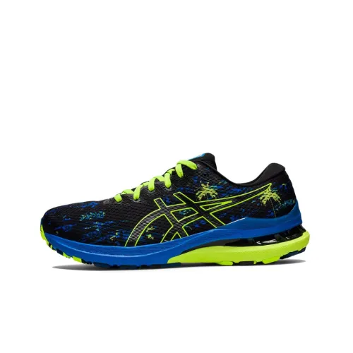 Asics Gel-Kayano 28 Running Shoes Men Low-Top Black/Blue