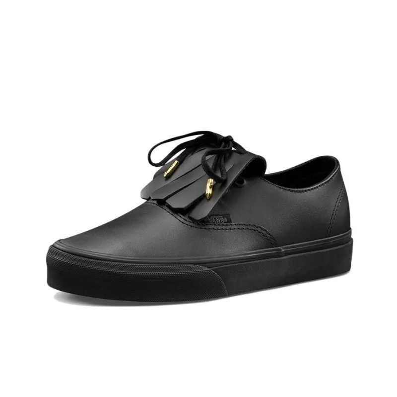 Vans Authentic Fringe Black Women's-2