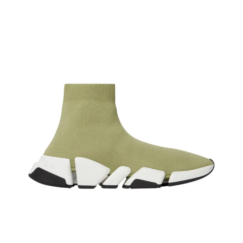 Balenciaga Speed 2.0 Recycled Knit Green-1