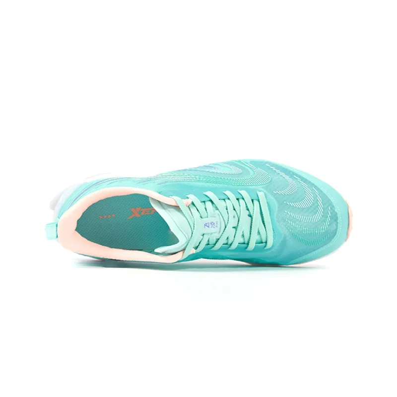 XTEP Fei Ling Durable Breathable Low Top Running Shoes Women's Blue Comfortable-2