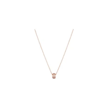 PIAGET Possession Turn Life On Diamond Pink Diamond Embellished Necklaces Women's Rose Gold