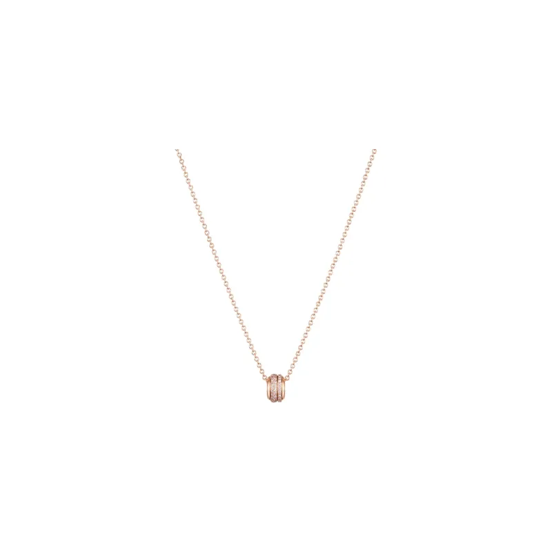 PIAGET Possession Turn Life On Diamond Pink Diamond Embellished Necklaces Women's Rose Gold-0