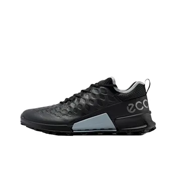 Ecco Step 2.1 Series Rebound Lightweight Cushioning Wear Resistant Low Top Running Shoes Men's Black