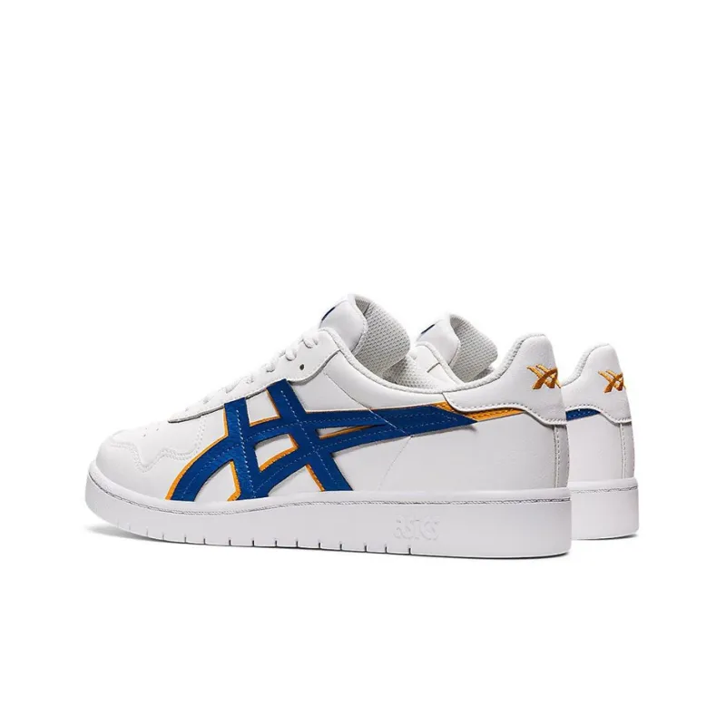 Asics JAPAN S Anti Slip And Wear Resistant Lightweight Low Top Skateboard Shoes Men's White Blue-3