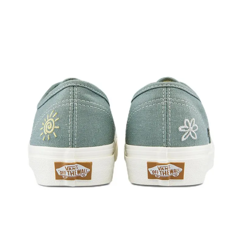 Vans Authentic Low Top Casual Skate Shoes Green Unisex-4