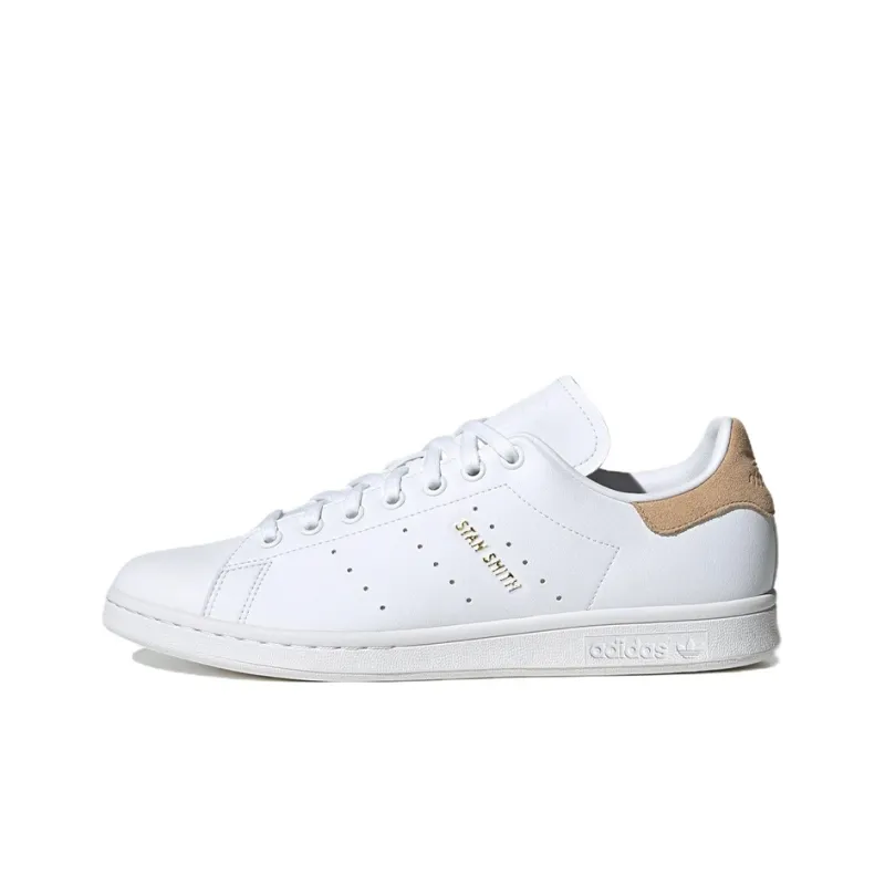 Adidas Originals Stan Smith Casual Wear Resistant Skate Shoes White Unisex 'White Light Brown'-0