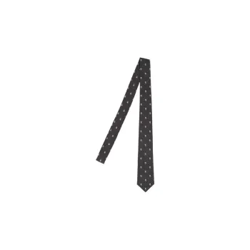Alexander McQueen Silk Ties Men's Black