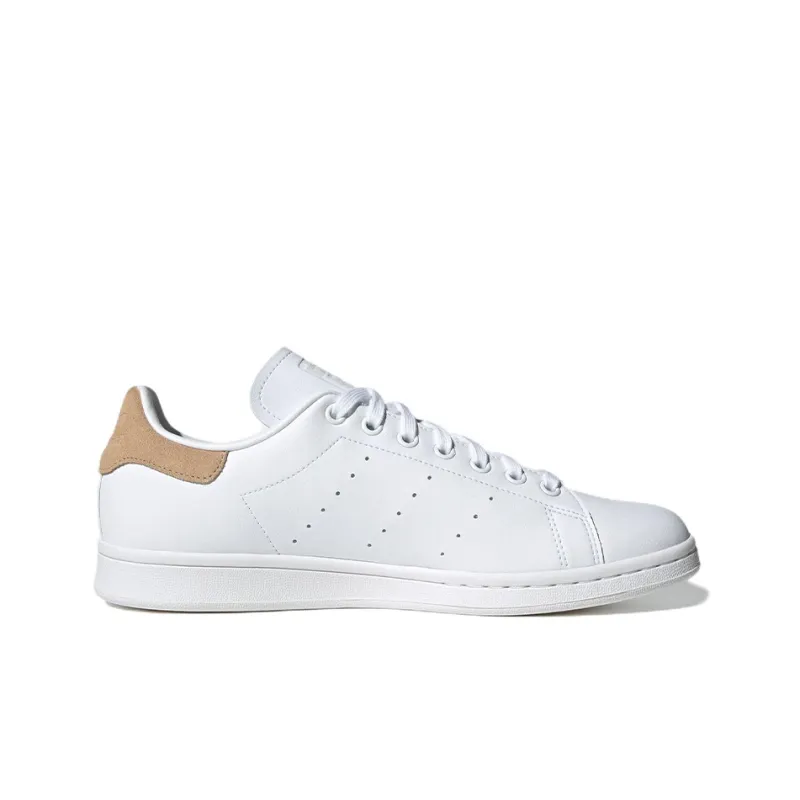 Adidas Originals Stan Smith Casual Wear Resistant Skate Shoes White Unisex 'White Light Brown'-1