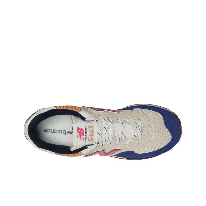New Balance 574 Taupe Navy Blue-2