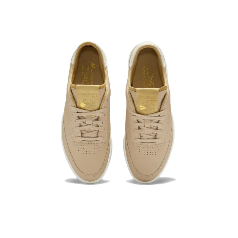 Reebok Club C Skateboard Shoes Women's Low-Top Light Khaki-4