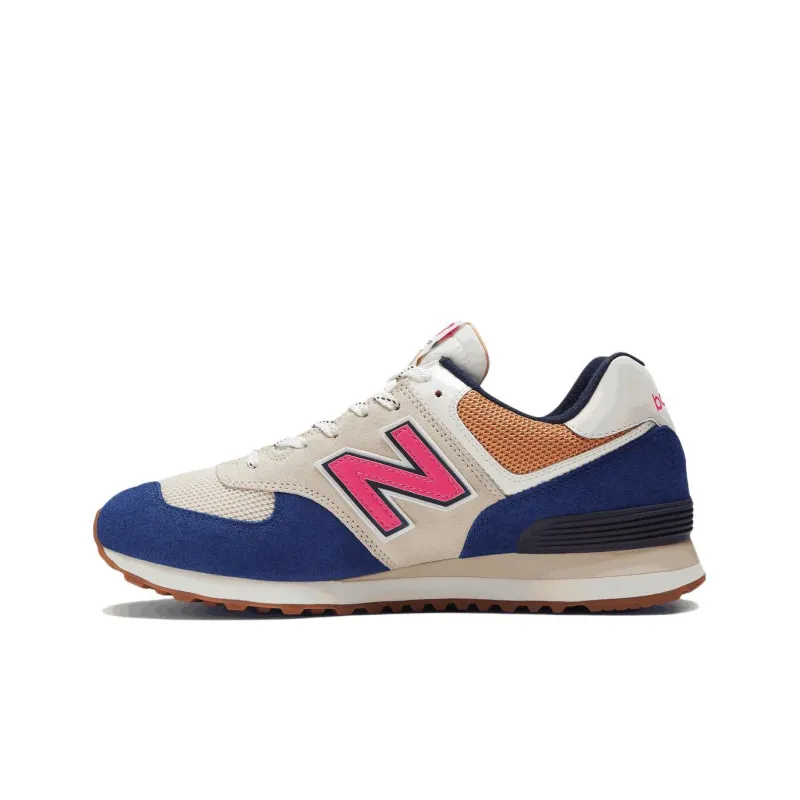 New Balance 574 Taupe Navy Blue-0
