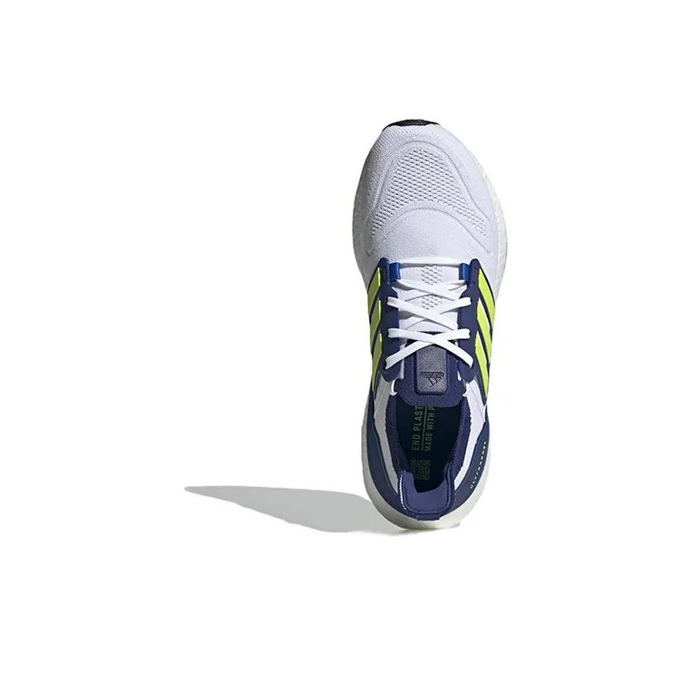 Adidas Ultra Boost 22 Solar Yellow Victory Blue-4