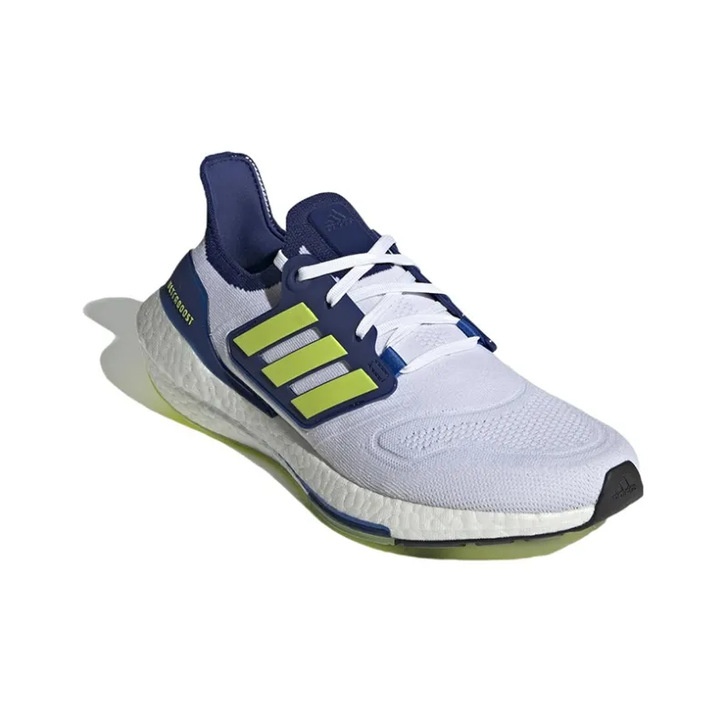 Adidas Ultra Boost 22 Solar Yellow Victory Blue-2