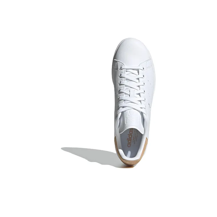 Adidas Originals Stan Smith Casual Wear Resistant Skate Shoes White Unisex 'White Light Brown'-4