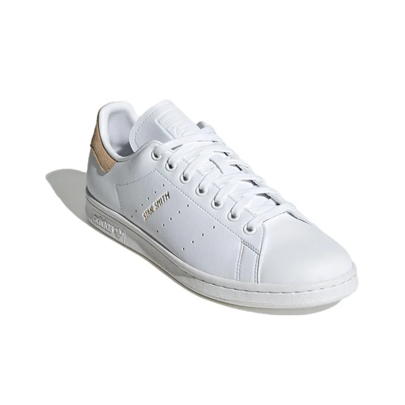 Adidas Originals Stan Smith Casual Wear Resistant Skate Shoes White Unisex 'White Light Brown'-2