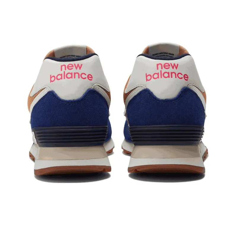 New Balance 574 Taupe Navy Blue-3
