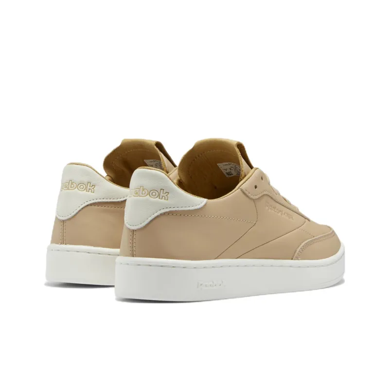 Reebok Club C Skateboard Shoes Women's Low-Top Light Khaki-3