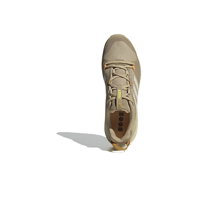 Adidas Terrex Skychaser Gore-tex 2.0 Hiking Anti-Slip Wear-Resistant Low-Top Trekking Shoes Men's Khaki-4