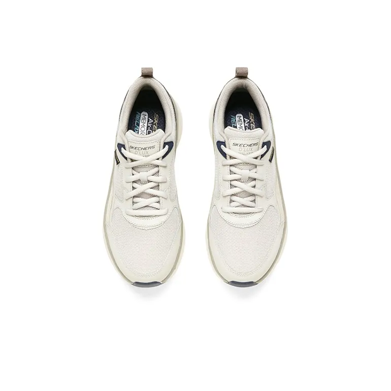 Skechers D'Lux Walker 'Graybrown Navy Blue'-2