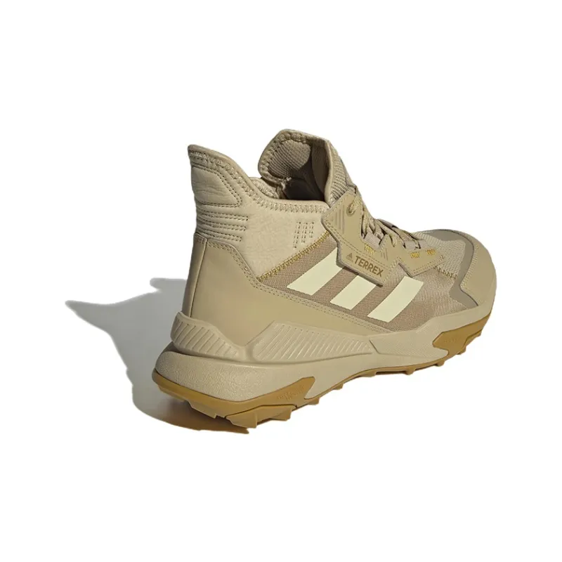 Adidas Terrex Hyperblue Mid Hiking Anti-Slip Wear-Resistant Mid-Top Casual Shoes Men's Khaki-3