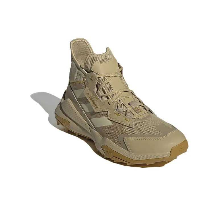 Adidas Terrex Hyperblue Mid Hiking Anti-Slip Wear-Resistant Mid-Top Casual Shoes Men's Khaki-2