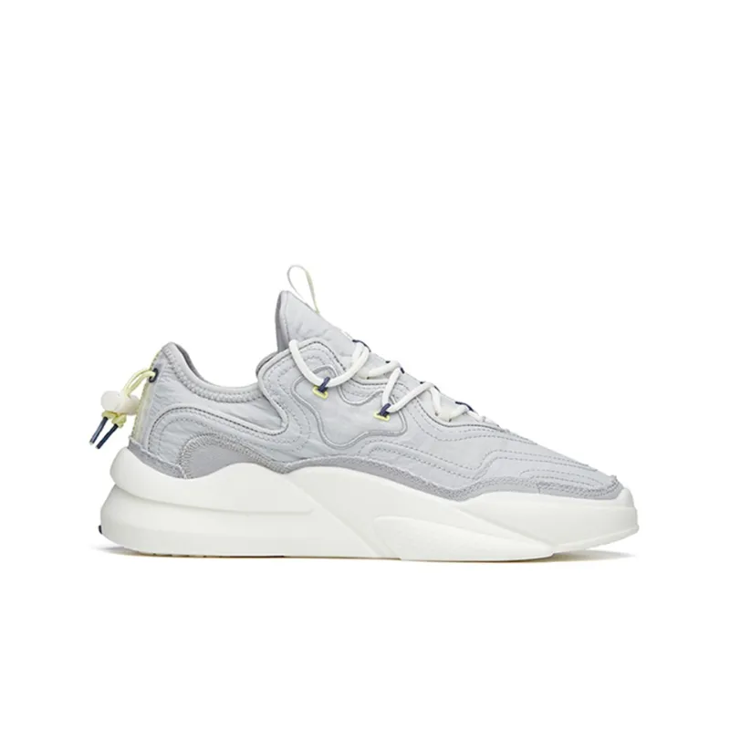 Anta Life Collection AT91 Wear Resistant Slip Resistant Low Top Skateboard Shoes Men's Microchip Gray-1