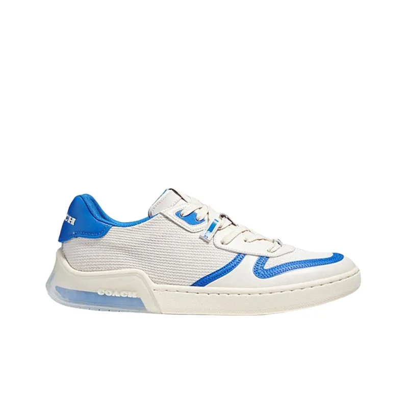 COACH CitySole Stylish Skateboarding Shoes Men's White Blue-1