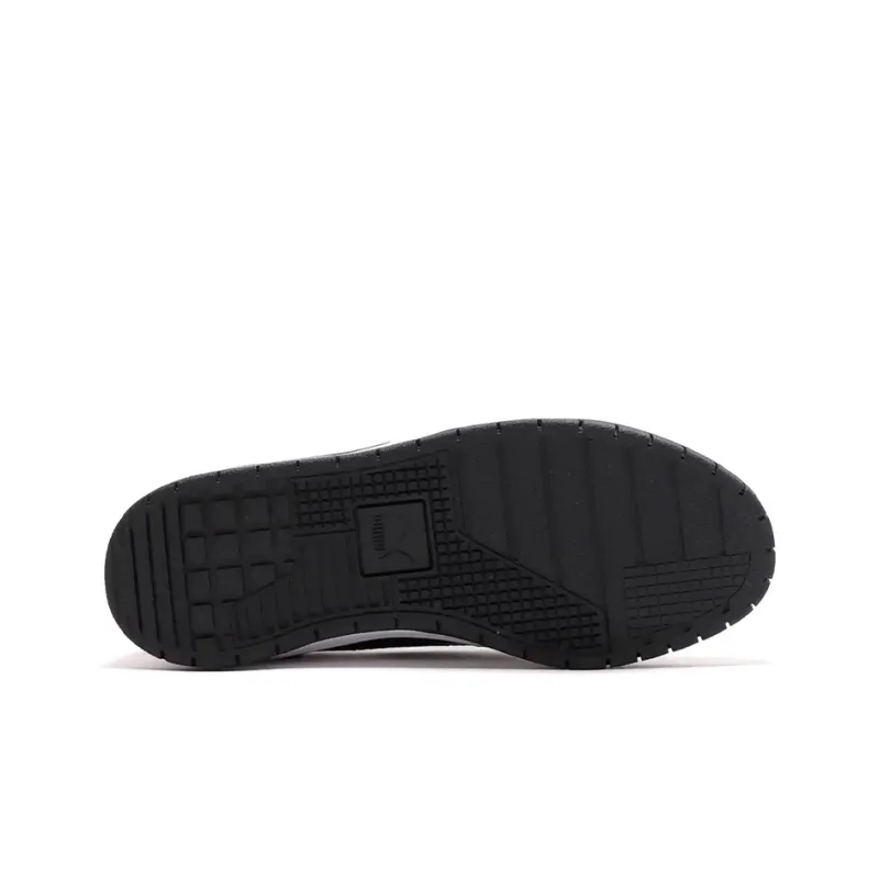 PUMA Cali Dream Lth Low-Top Skateboard Shoes Women's Black White-5