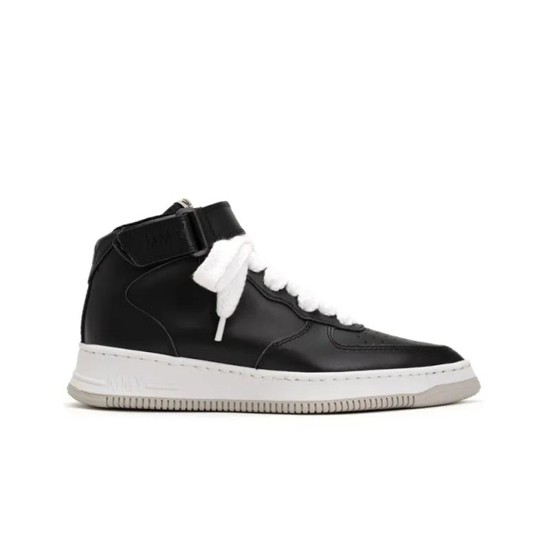 MIHARA YASUHIRO Rosie Wear-Resistant Mid-Top Casual Shoes Women's Black White-1