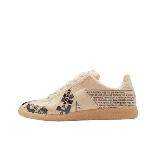 Maison Margiela Replica Skateboard Shoes Men Low-Top Beige