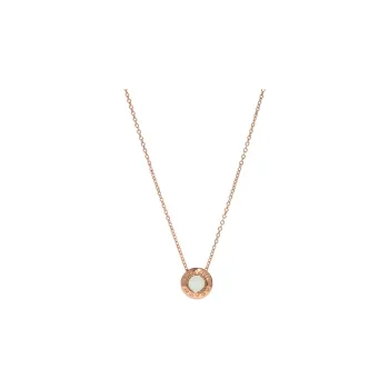 COACH Alloy Necklaces Women's Rose Gold/Green