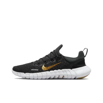 Nike Free Run 5.0 Next Nature 'Dark Smoke Grey Metallic Gold Coin' Women's