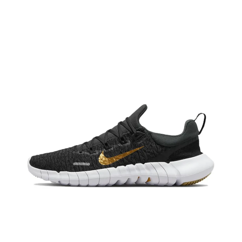 Nike Free Run 5.0 Next Nature 'Dark Smoke Grey Metallic Gold Coin' Women's-0