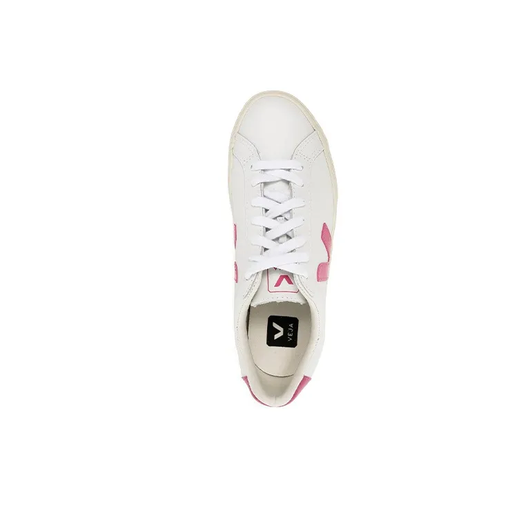 VEJA Esplar Low-Top Skateboard Shoes Women's White Pink-4