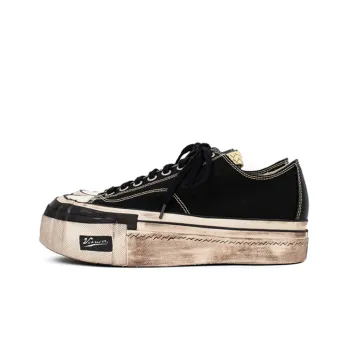 Visvim Skagway Platform Shoes Men's Black