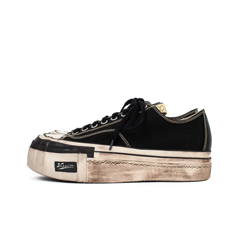 Visvim Skagway Platform Shoes Men's Black-0