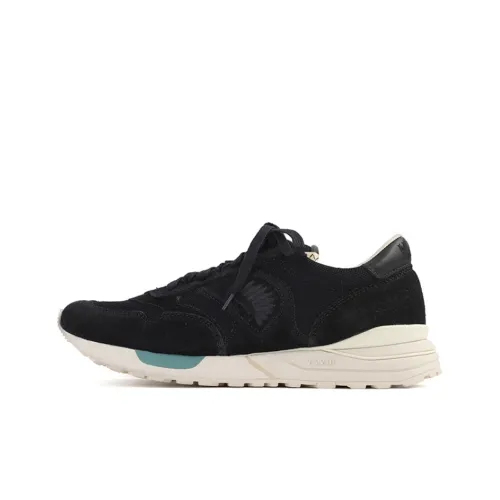 Visvim Roland Jogger Casual Shoes Men Low-Top Black