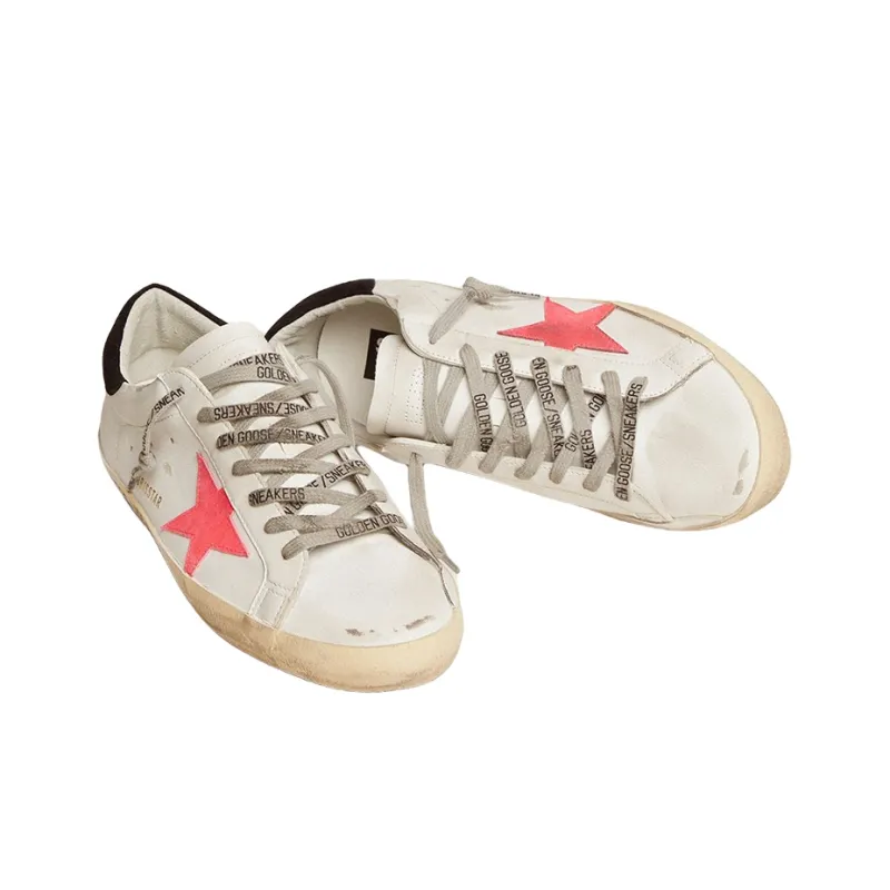 Golden Goose Super Star Stylish Skateboarding Shoes Men's White-2
