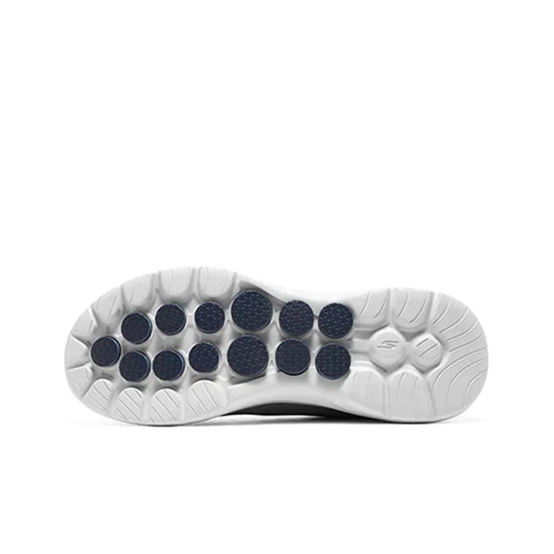 Skechers Go Walk 6 Cushioning Anti Slip Wear Resistant Breathability Low Top Casual Shoes Men's Gray-4