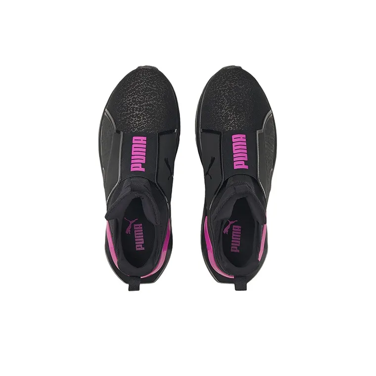 PUMA Fierce 2 Stardust Cushioned Wear-Resistant Lightweight Low-Top Running Shoes Women's Black Pinkish-2