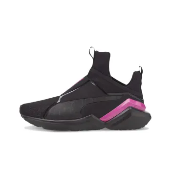 PUMA Fierce 2 Stardust Cushioned Wear-Resistant Lightweight Low-Top Running Shoes Women's Black Pinkish