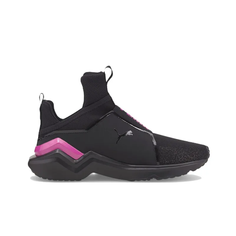 PUMA Fierce 2 Stardust Cushioned Wear-Resistant Lightweight Low-Top Running Shoes Women's Black Pinkish-1