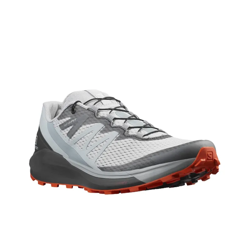 SALOMON Sense Ride 4 Abrasion Resistant Low Top Casual Running Shoes Men's Gray-2