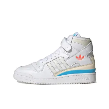 Adidas Forum 84 High White Cream Blue Women's
