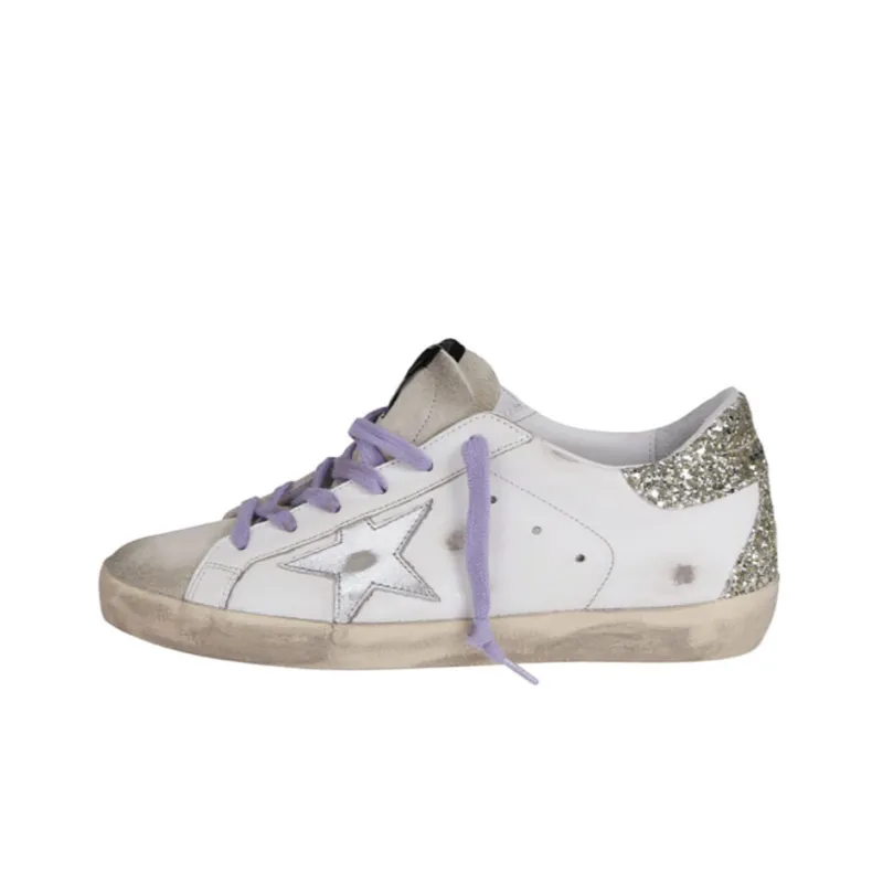 Golden Goose Super Star Stylish Skateboarding Shoes Women's White-0
