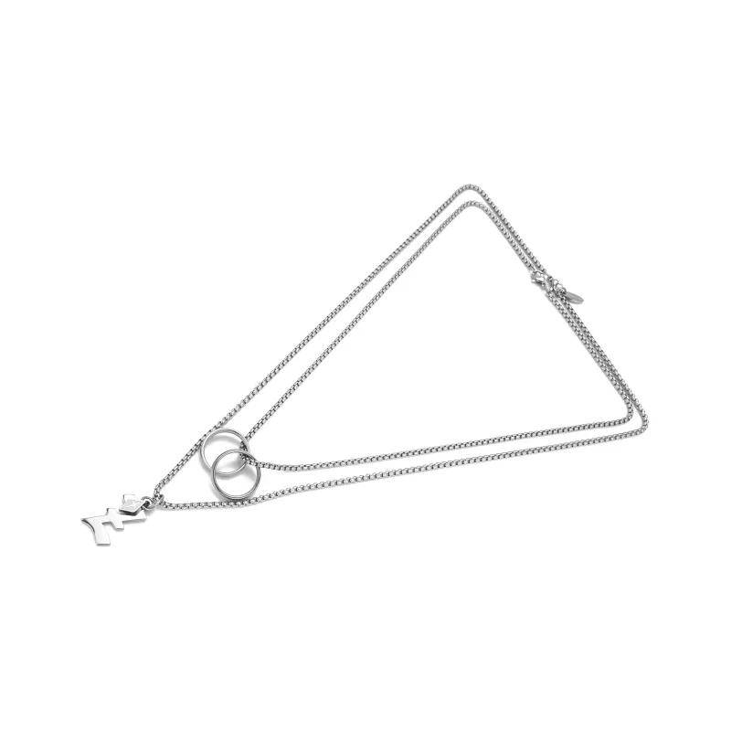 Cooraree Titanium Steel Necklaces Unisex-3