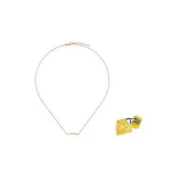 GUCCI Link To Love Series Necklaces Women's Rose Gold