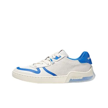 COACH CitySole Stylish Skateboarding Shoes Men's White Blue
